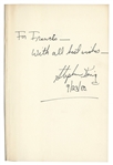 Stephen King Signed First Edition of ''Firestarter'' -- Signed in 1980, a Week Before Its Official Publication